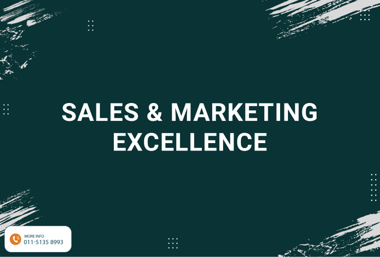 Sales and Marketing Excellence