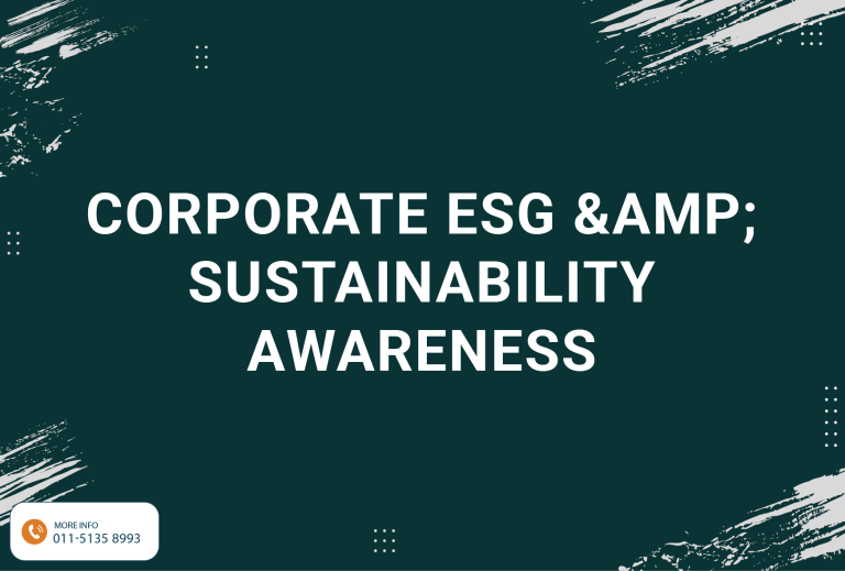 Corporate ESG &Amp; Sustainability Awareness