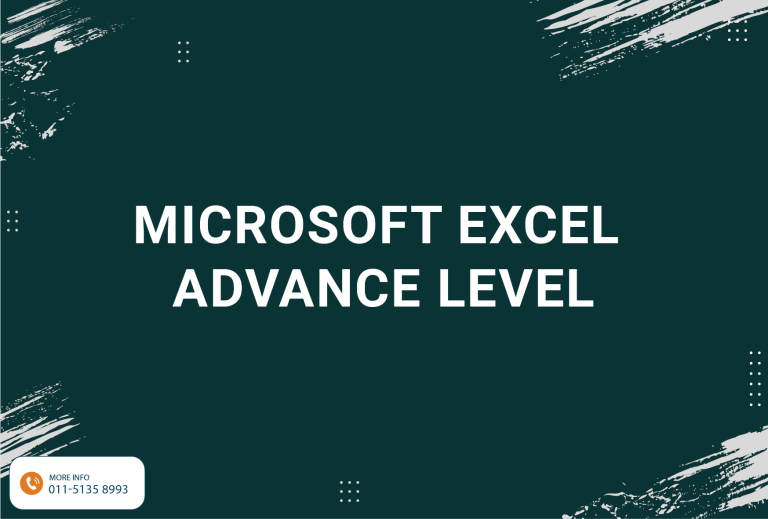 Microsoft Excel – Advance Level