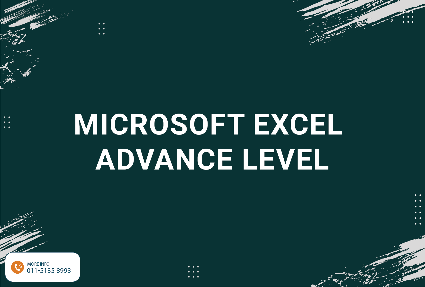 Microsoft Excel – Advance Level