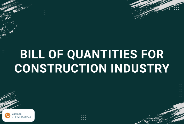 Bill of Quantities for Construction Industry