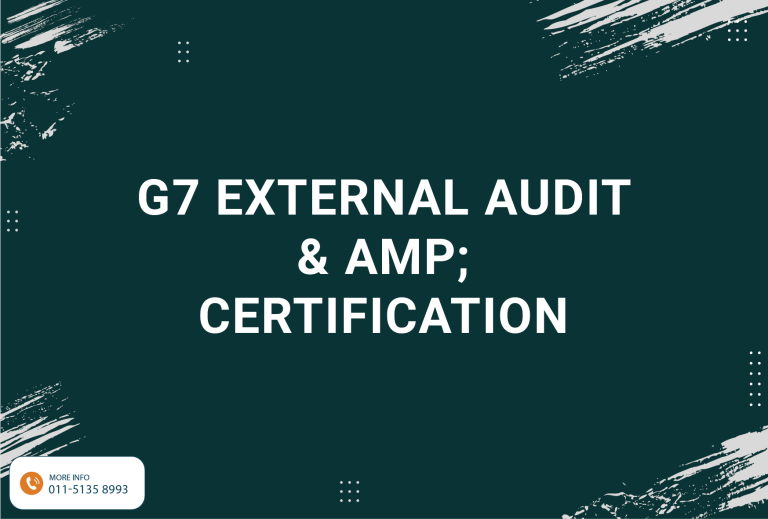 G7 External Audit &Amp; Certification