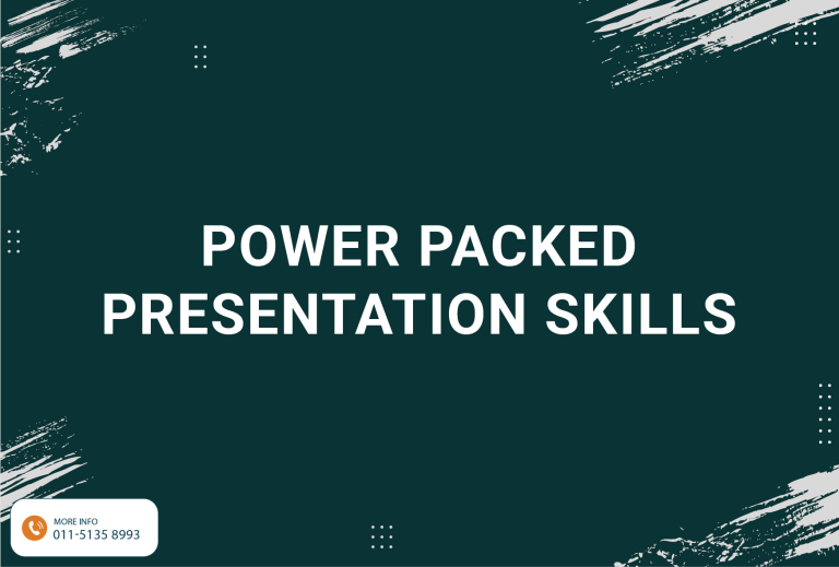 Power Packed Presentation Skills