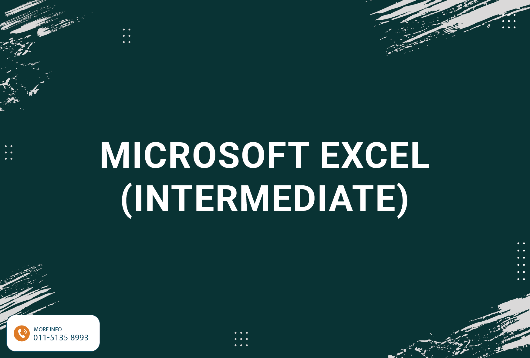 Microsoft Excel (Intermediate)