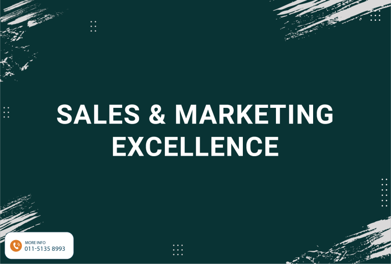 Sales and Marketing Excellence