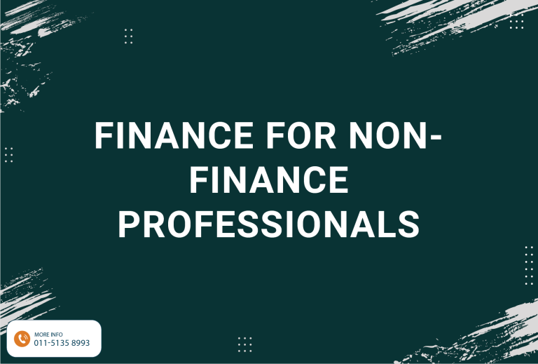 Finance for Non-Finance Professionals