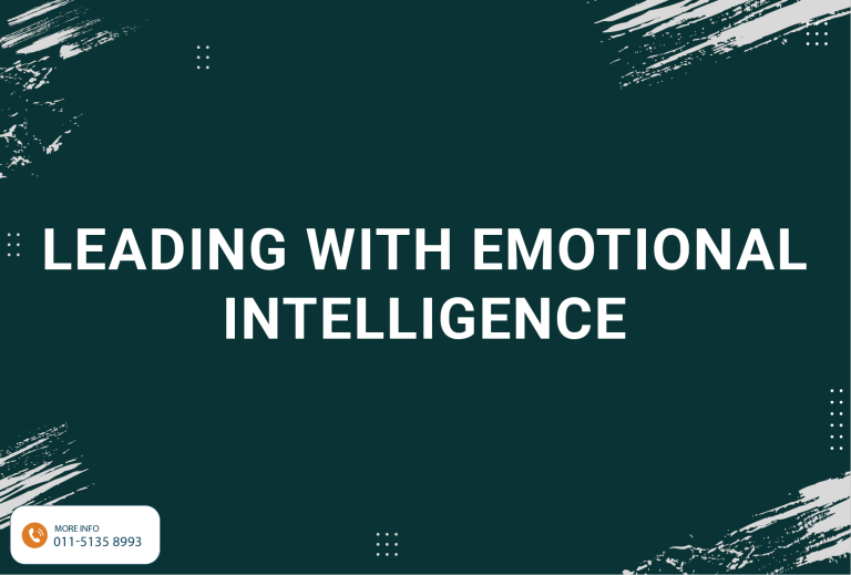 Leading with Emotional Intelligence