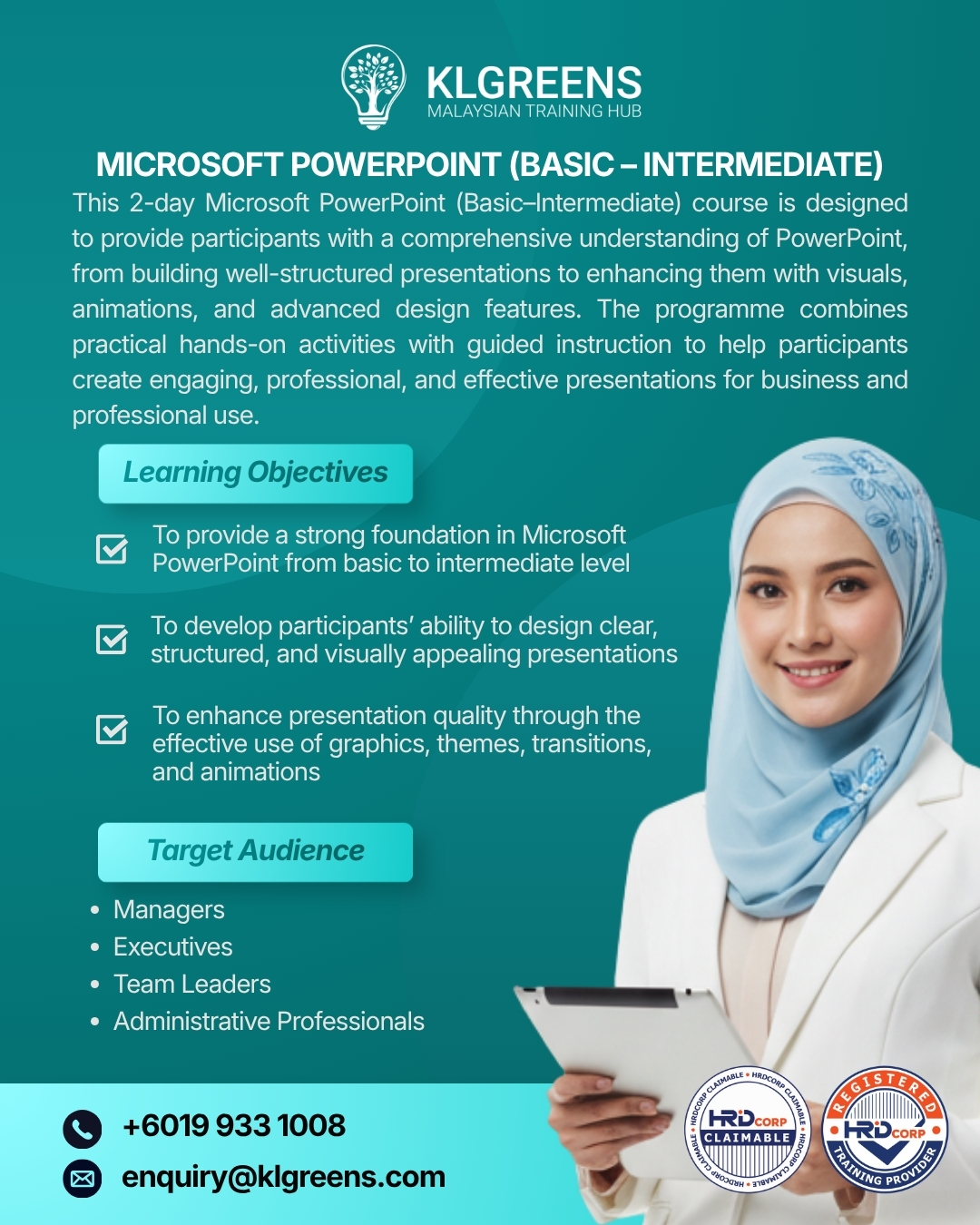 MICROSOFT POWERPOINT (BASIC – INTERMEDIATE)